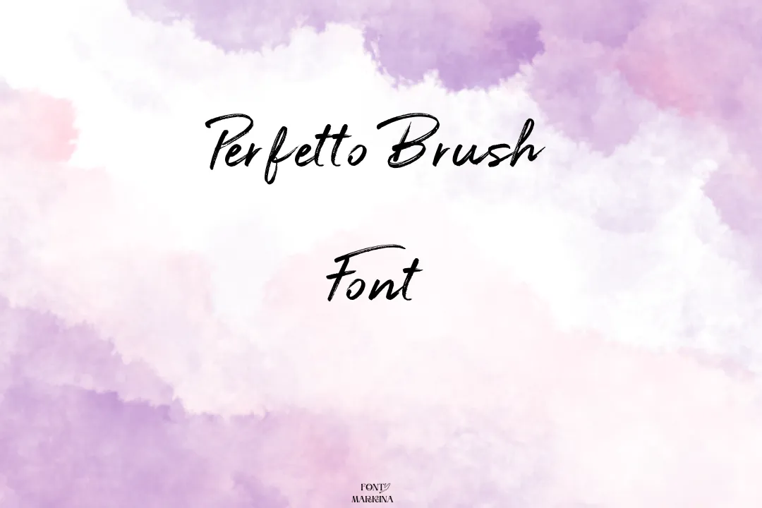 Perfetto Brush Font
