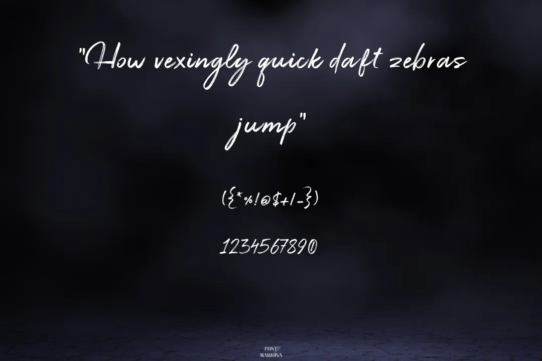 Perfetto Brush Font