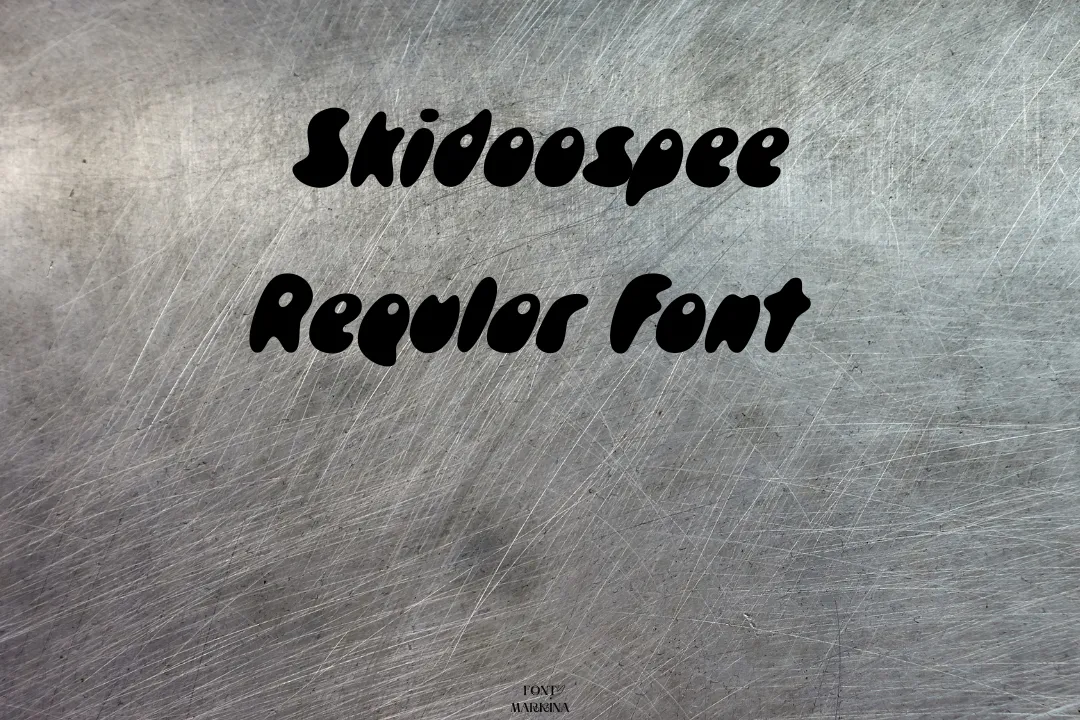 Skidoospee Regular Font