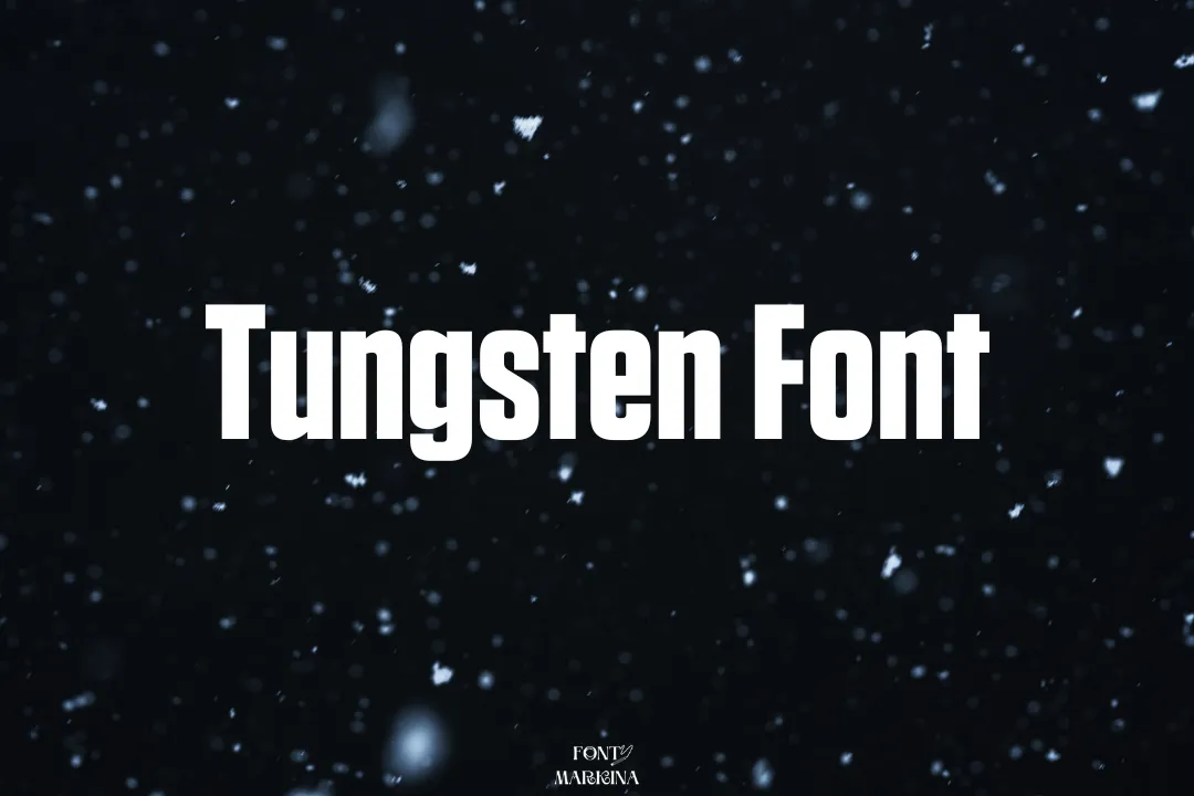 Tungsten Font