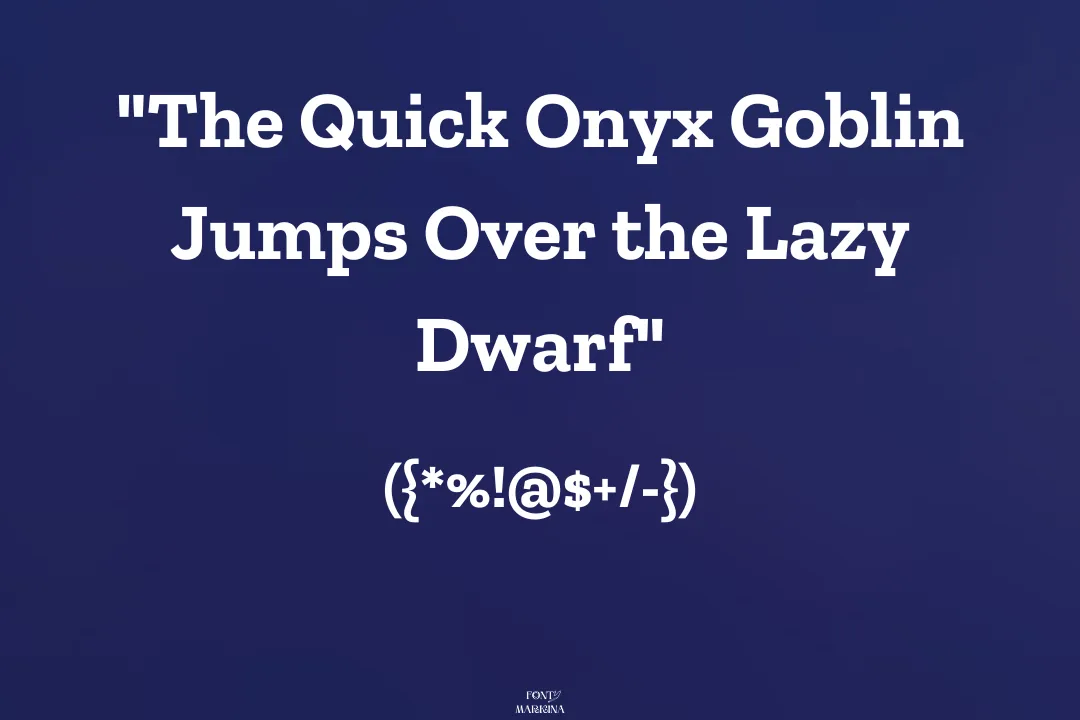 Zilla Slab Font