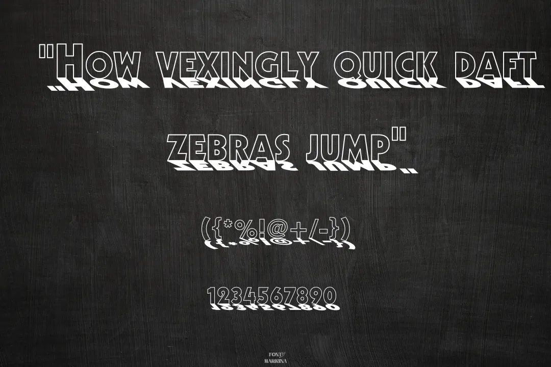 Backlit Font View