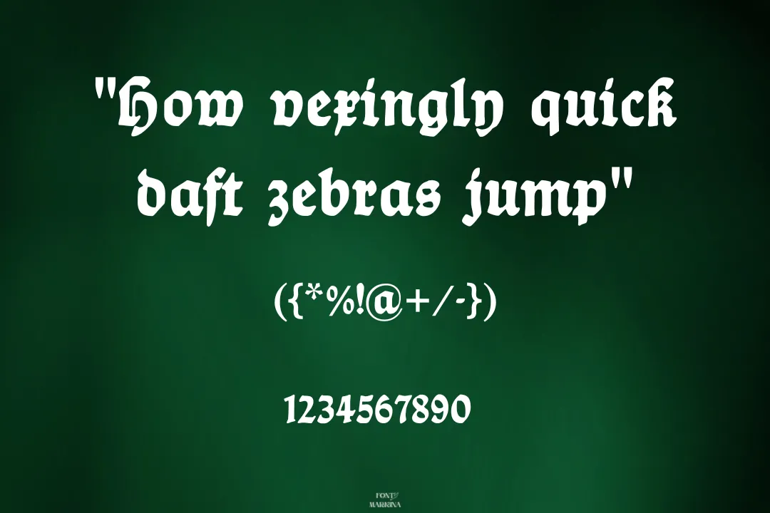 Ballade Bold Font View