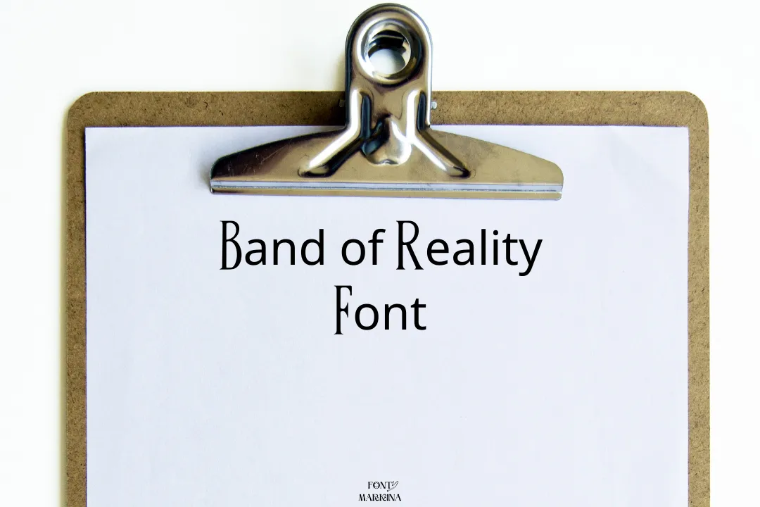 Band of Reality Font