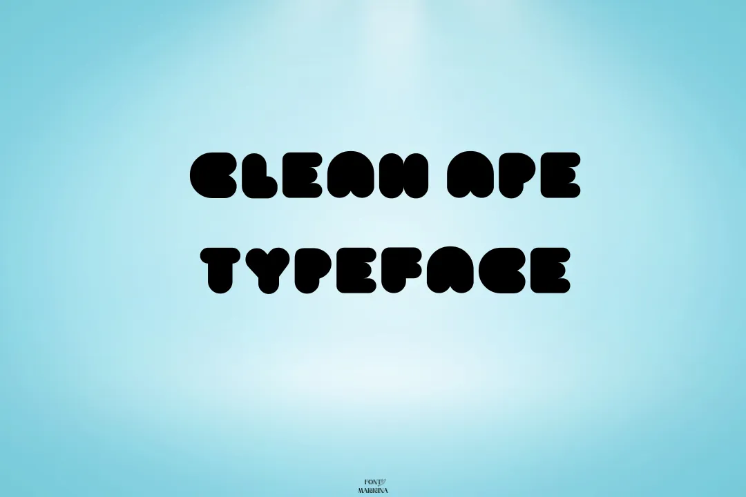 Clean Ape Font