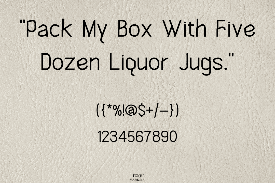 Cliche Font