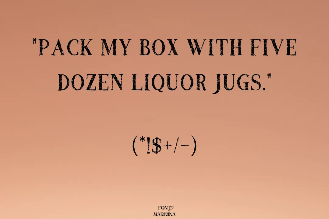 Croak Typeface Font