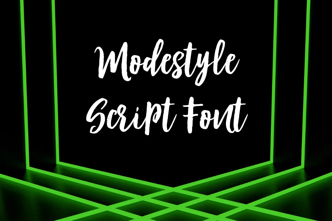 Modestyle Script Font