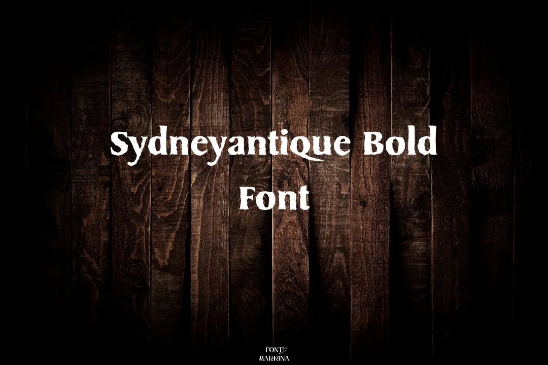 SydneyAntique Bold Font View