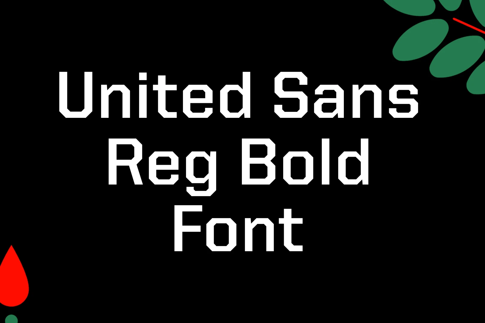 United Sans Reg Bold Font