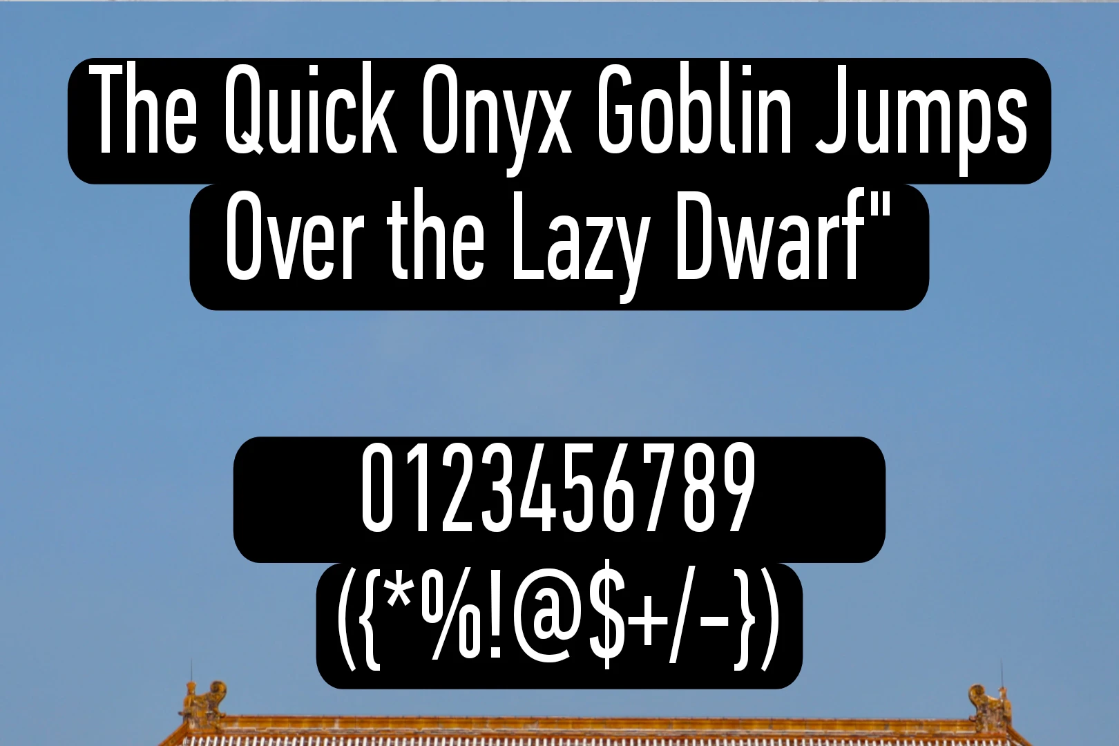 Din Text Compressed Pro Font