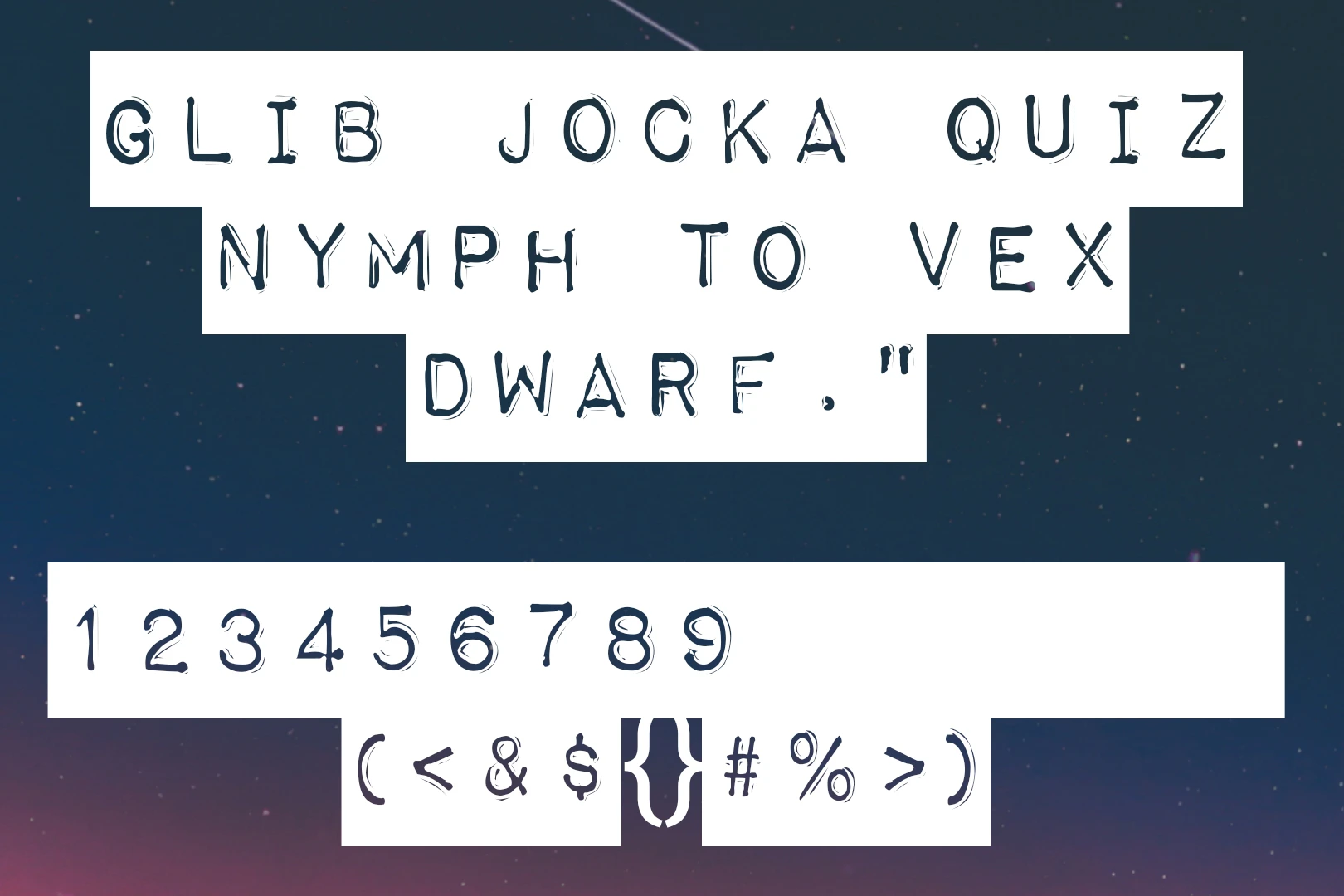 Impact Label Font