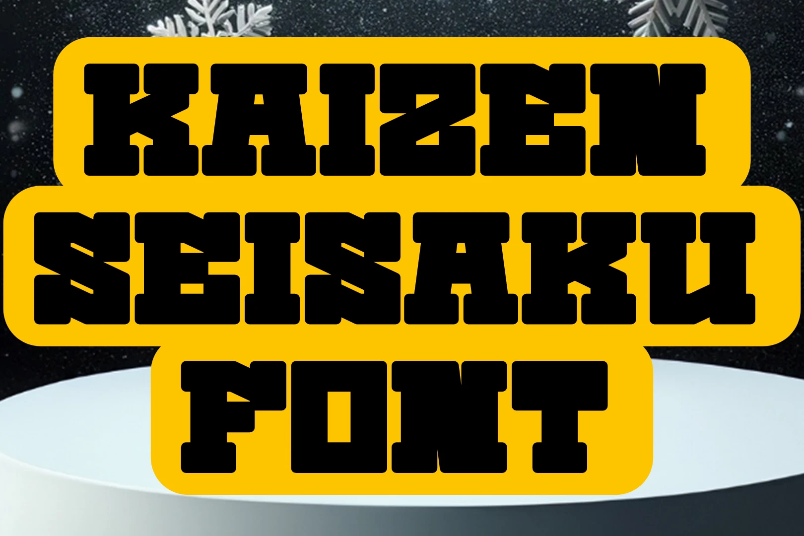 Kaizen Seisaku Font