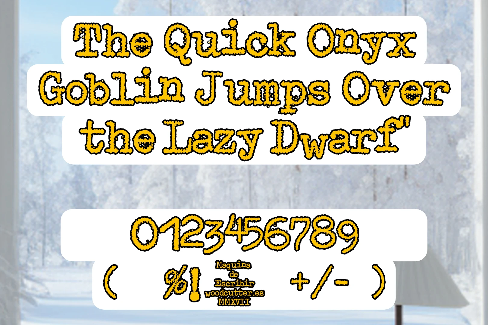 Maquina De Escribir Font