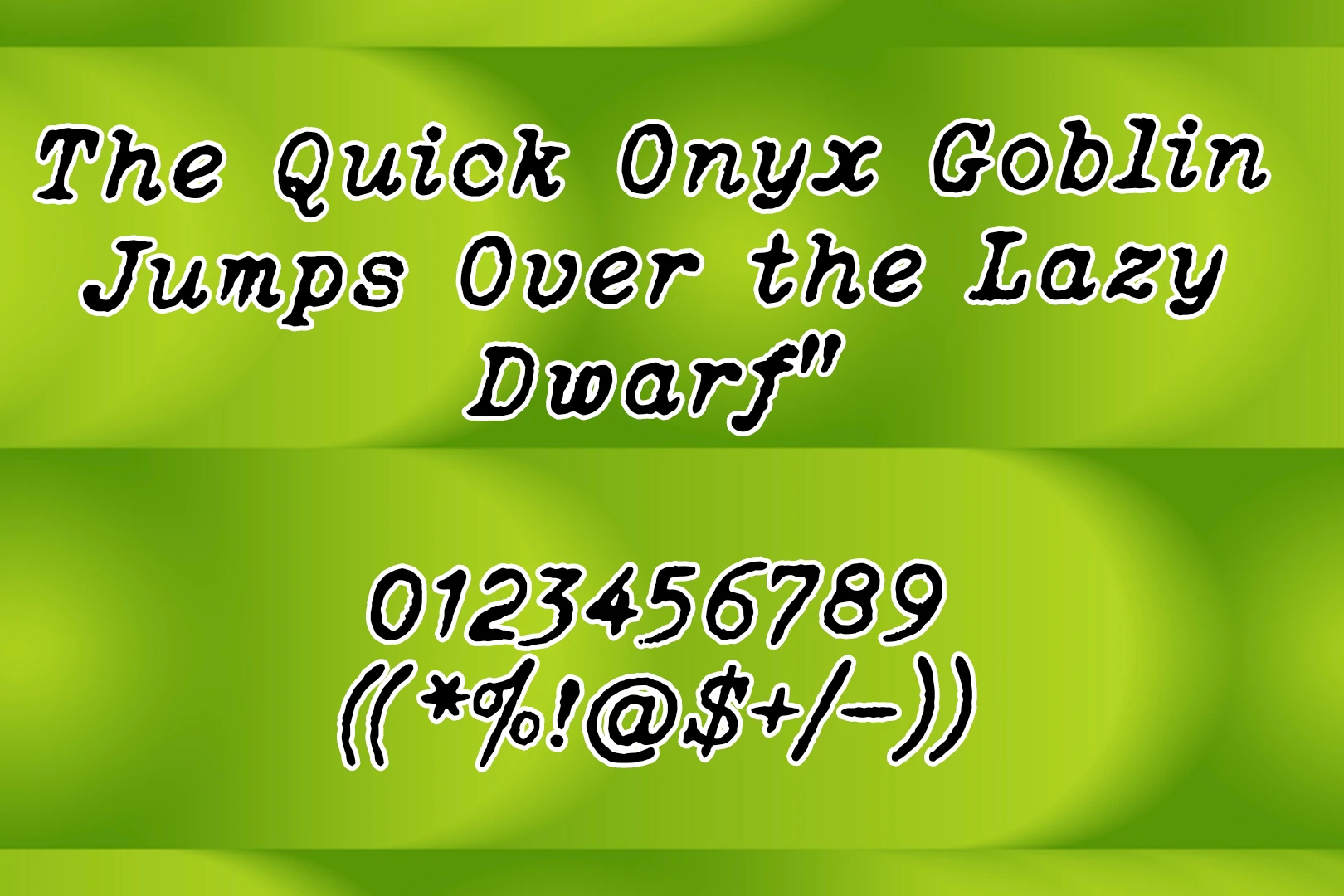 View Image of Oceanside Typewriter Font