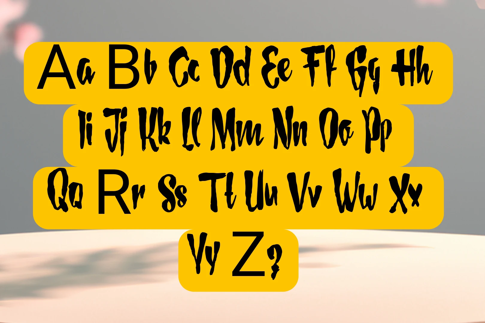 Paunchy Font