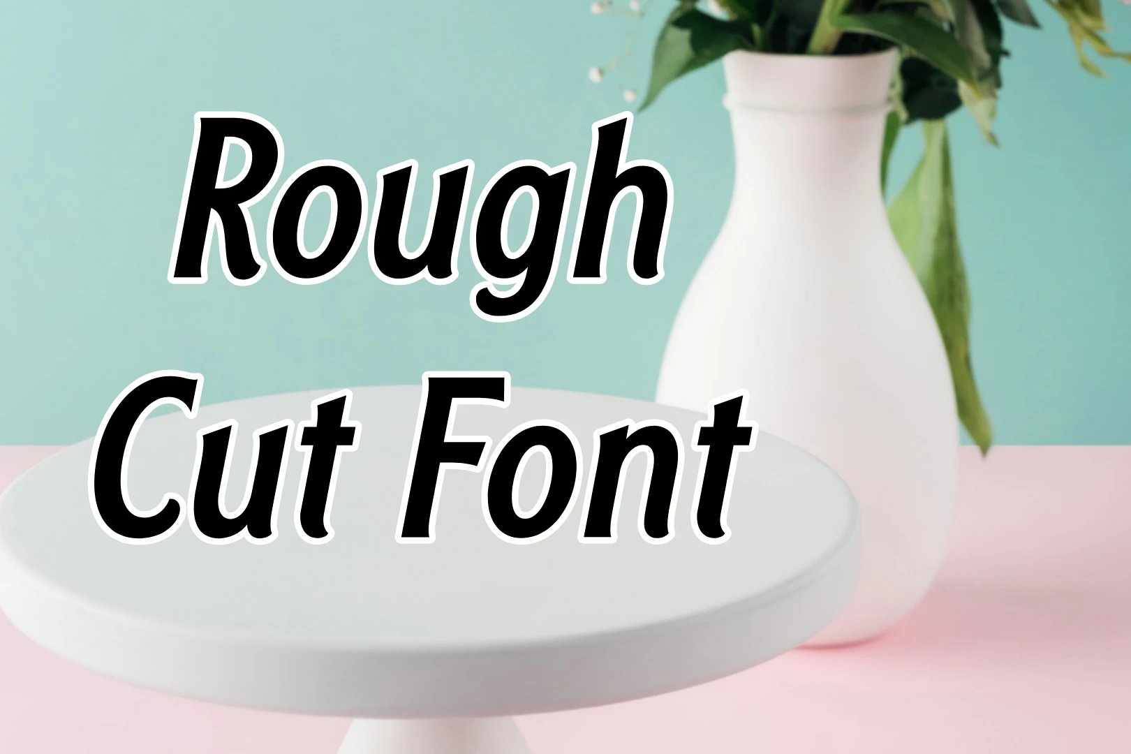 Rough Cut Font