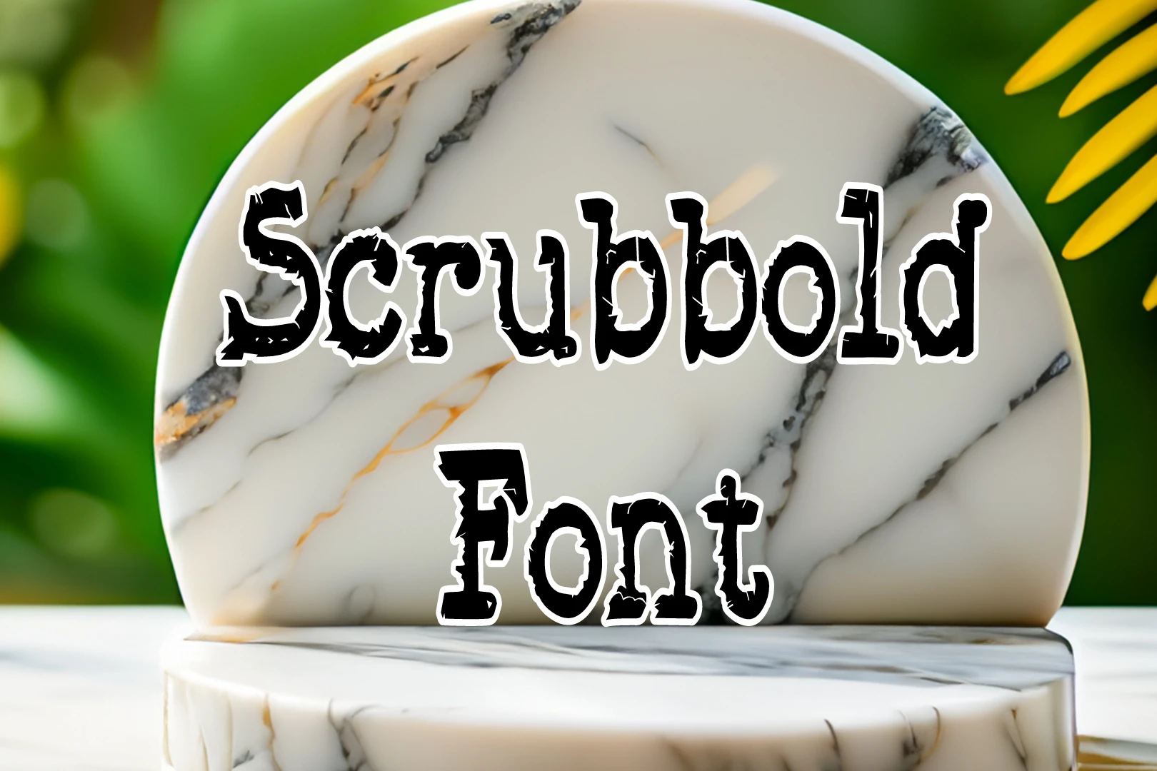 Scrubbold Font