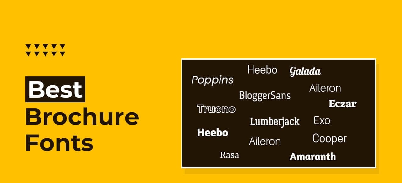 Font for Brochure Design