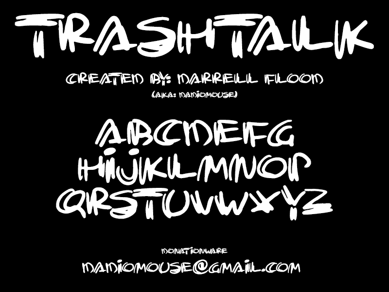 Trash Talk Font