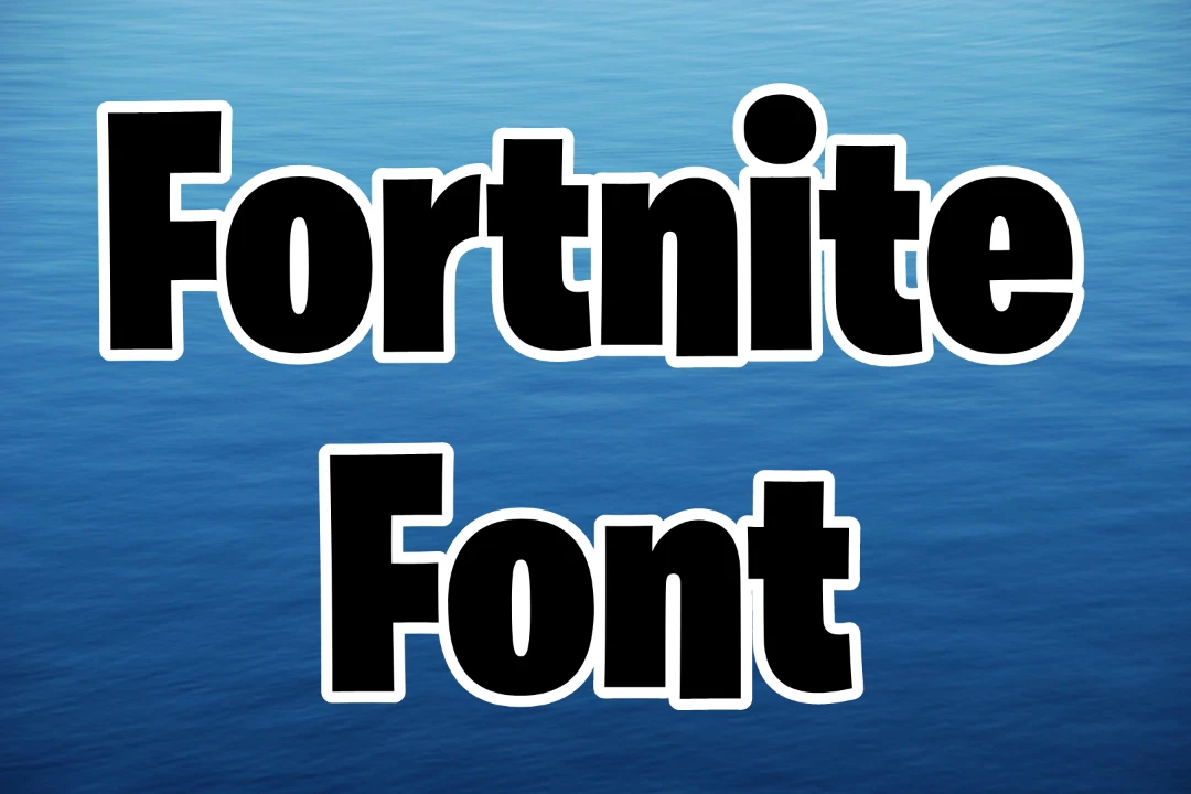 Fortnite Font