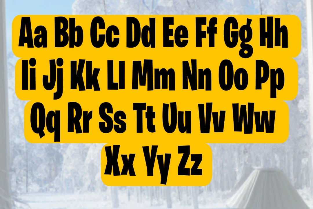 Fortnite Font