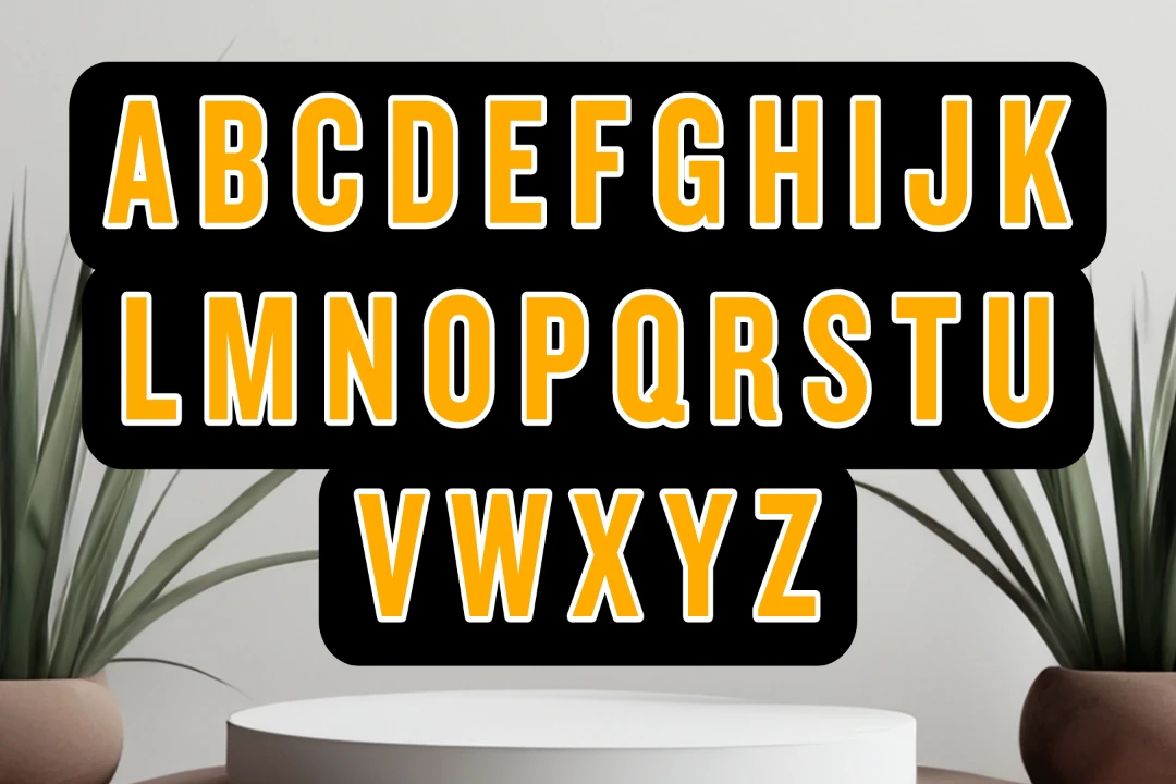 Knockout Font