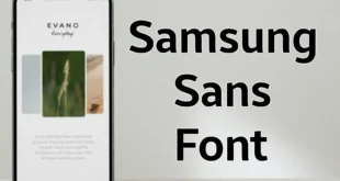Samsung Sans Font