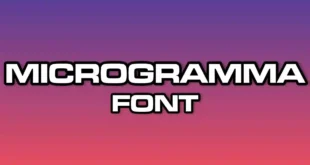 Microgramma Font