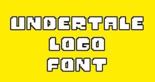 Undertale Logo Font