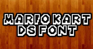 Mario Kart Ds Font