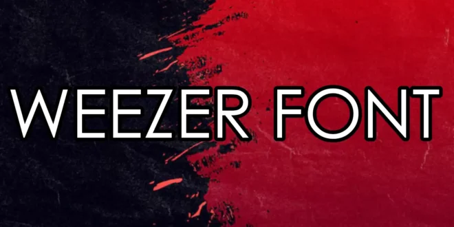 Weezer Font Featured