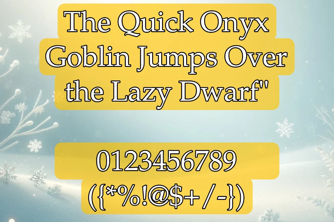 Palatino Font