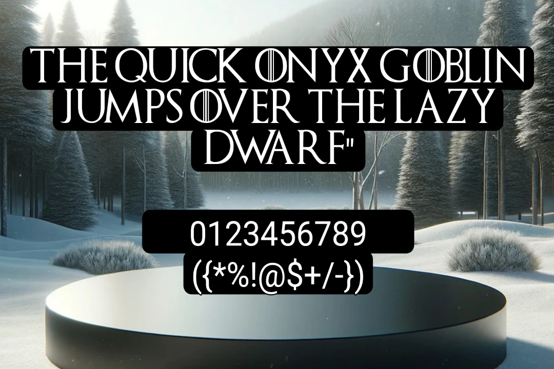 Game of Thrones Font