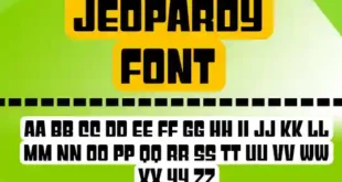 Jeopardy Font