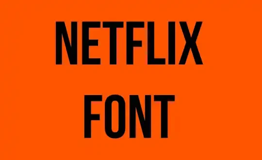 Netflix Font