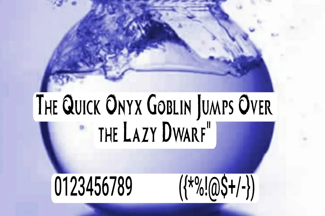 Frozen Font